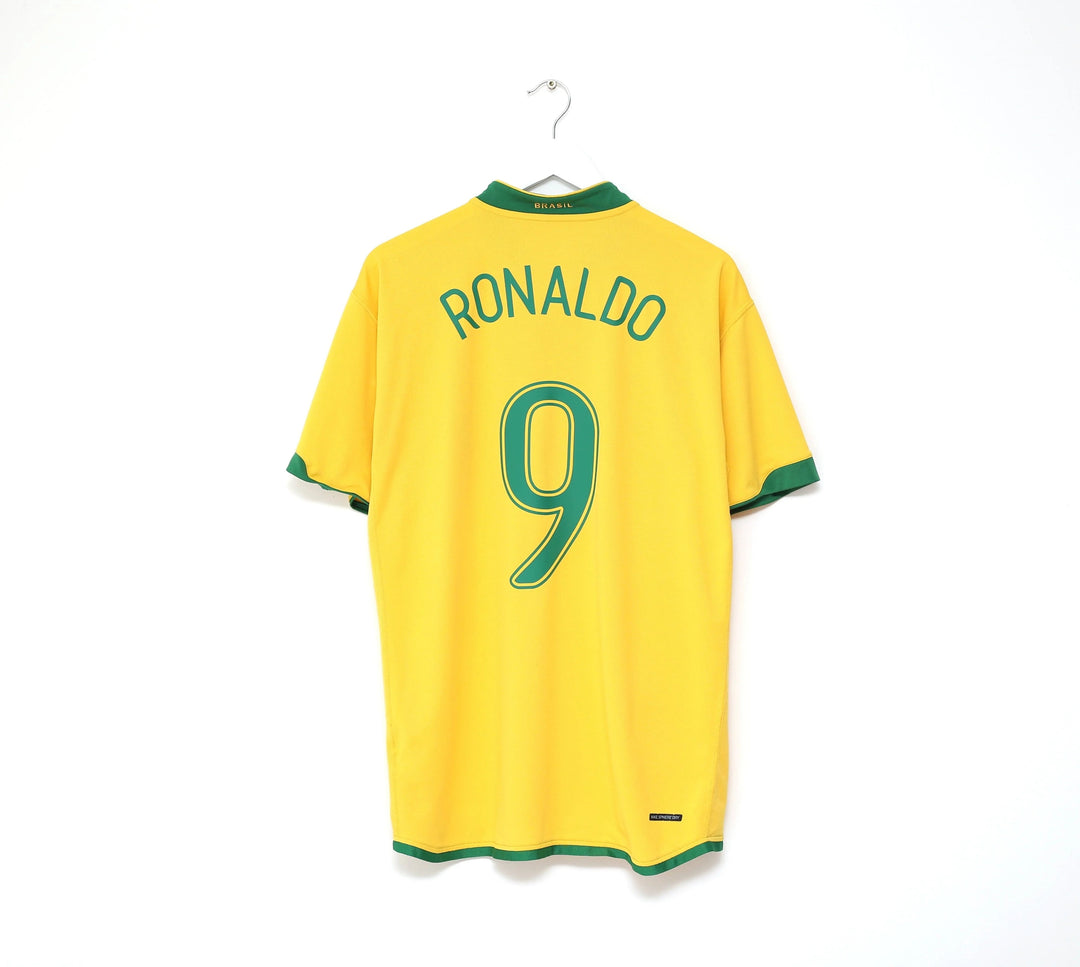 Camisa Retrô Brasil 2006 Home - Ronaldo #9 (Pronta Entrega)