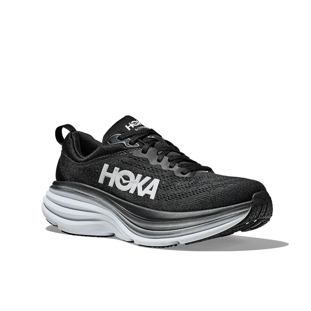 Hoka Bondi 8 – Preto/Branco