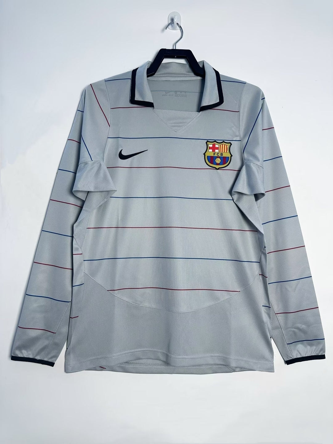 Camisa Retrô Barcelona 2003/04 Away - Manga Longa