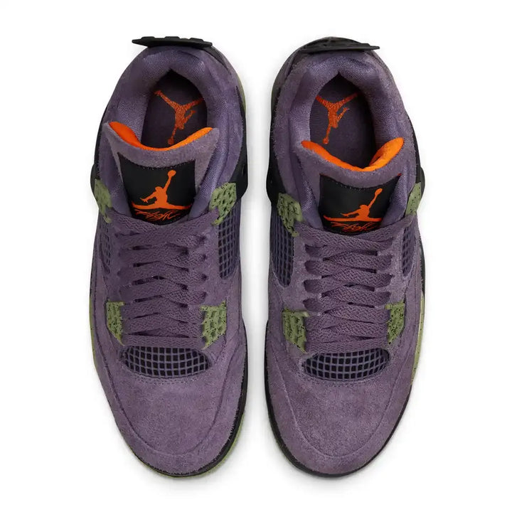 Air Jordan 4 - Roxo/Verde Musgo