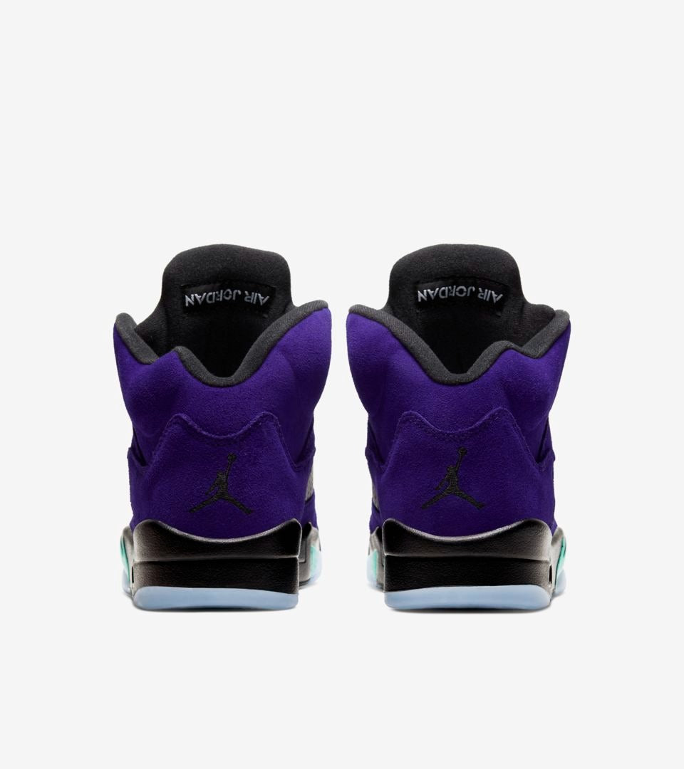 Air Jordan 5 - Roxo/Preto/Azul Turquesa