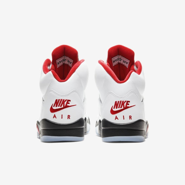 Air Jordan 5 - Branco/Preto/Vermelho