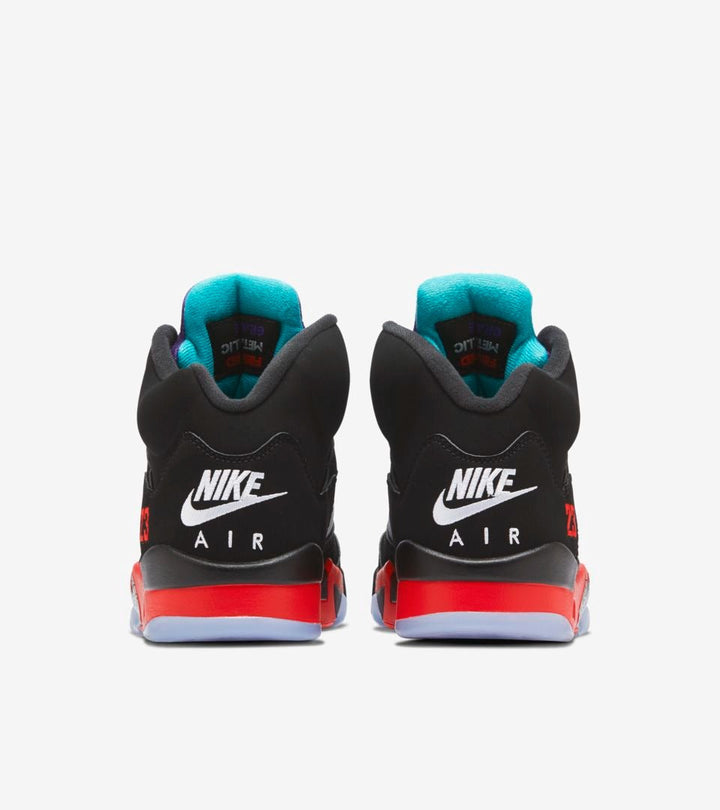 Air Jordan 5 - Preto/Vermelho/Violeta