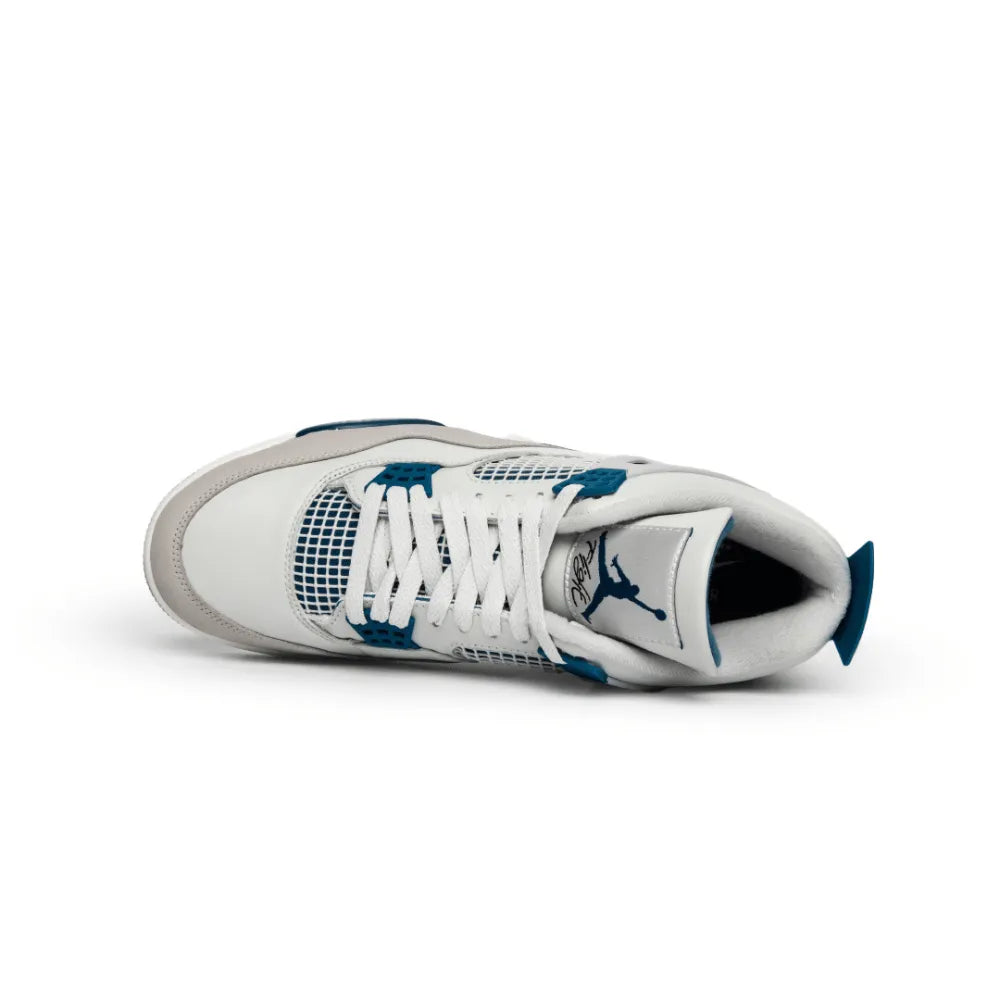 Air Jordan 4 - Branco/Azul Profundo