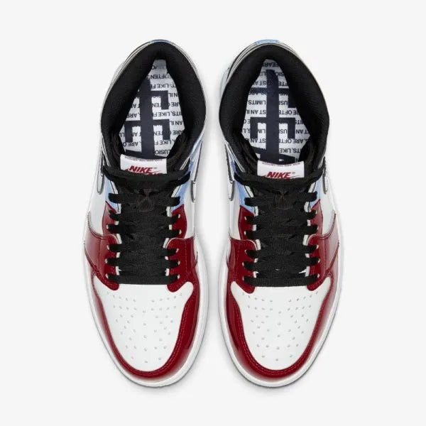 Jordan 1 Retro High Fearless UNC Chicago - Branco/Azul/Vermelhoo