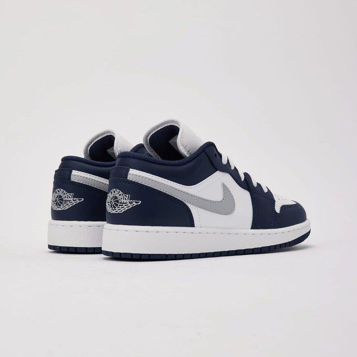 Jordan 1 Low - Cinza Lobo/Azul Marinho