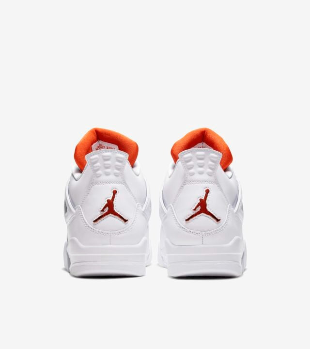 Air Jordan 4 - Branco/Laranja