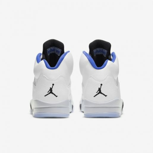 Air Jordan 5 - Branco/Cinza Claro/Azul