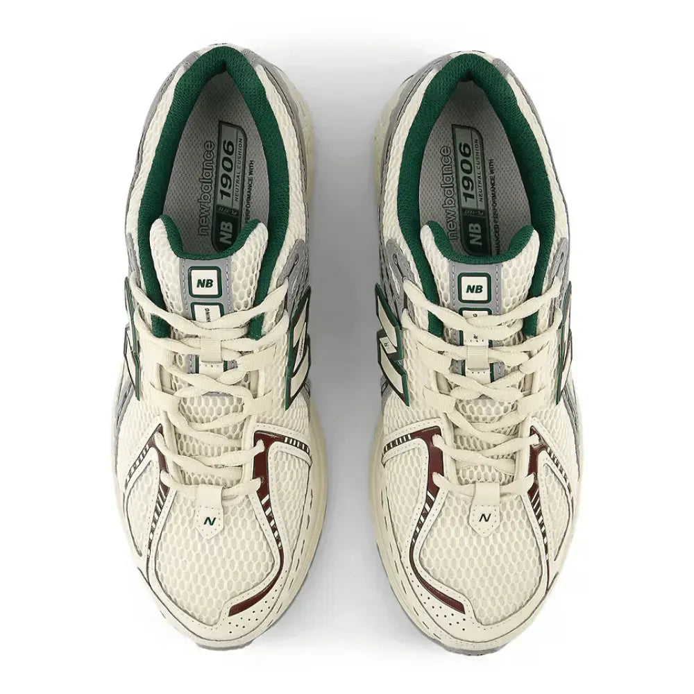New Balance 1906R – Creme/Cinza/Verde