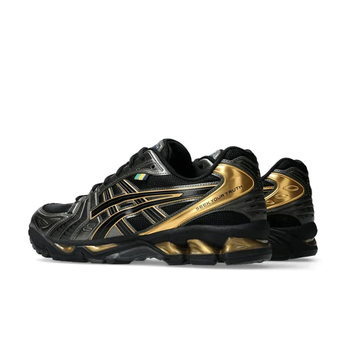 Asics Gel Kayano 14 x Senna - Preto/Dourado