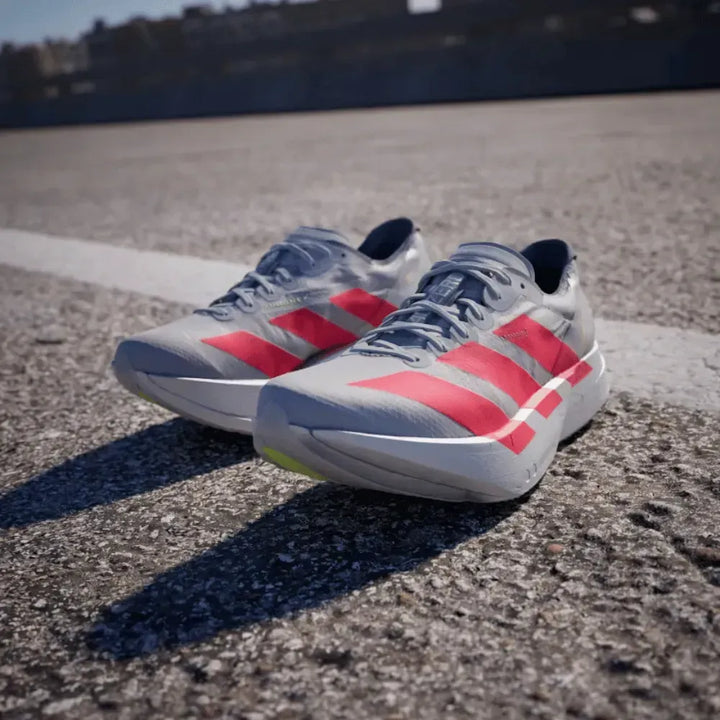 Adidas Adizero Adios Pro 4 – Cinza/Vermelho