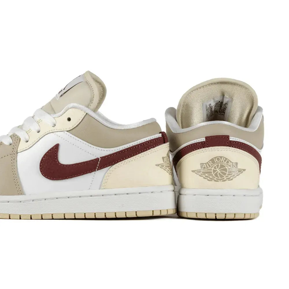 Air Jordan 1 Low - Creme/Vermelho