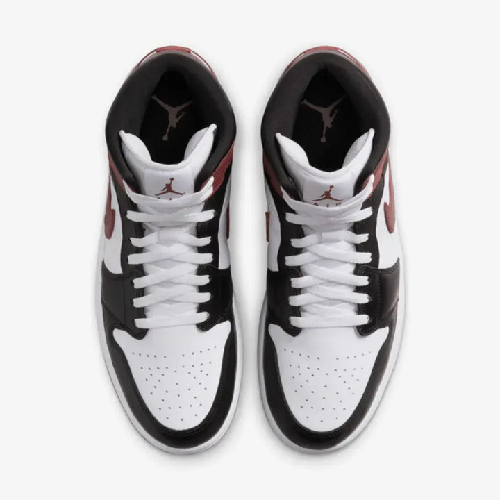 Air Jordan 1 Mid SE - Branco/Preto/Vermelho