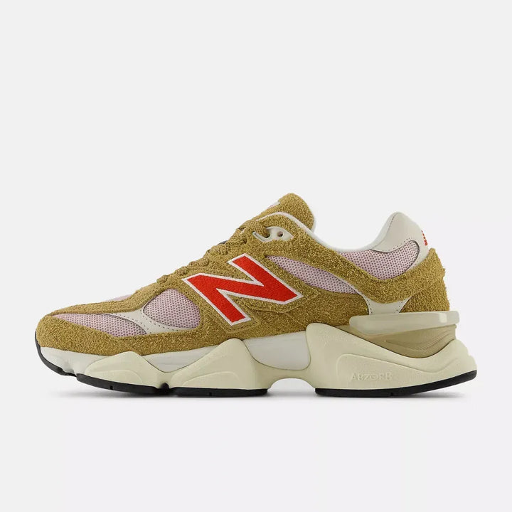 New Balance 9060 - Mostarda/Rosa claro/Vermelho