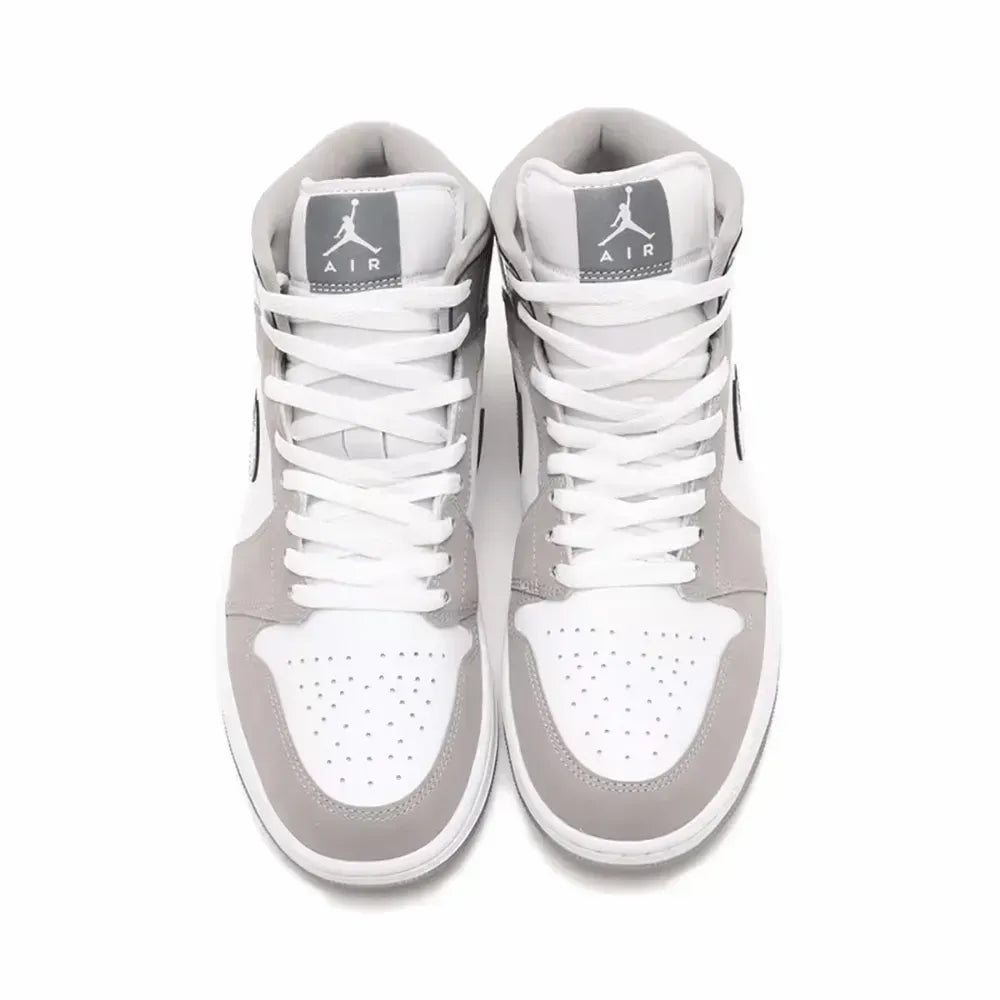 Air Jordan 1 Mid SE - Branco/Cinza