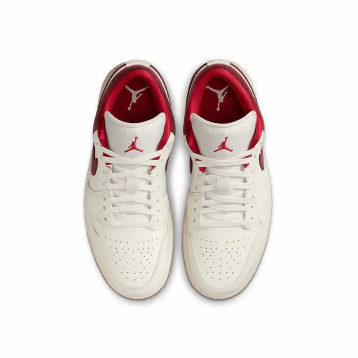 Air Jordan 1 Low - Branco/Vermelho