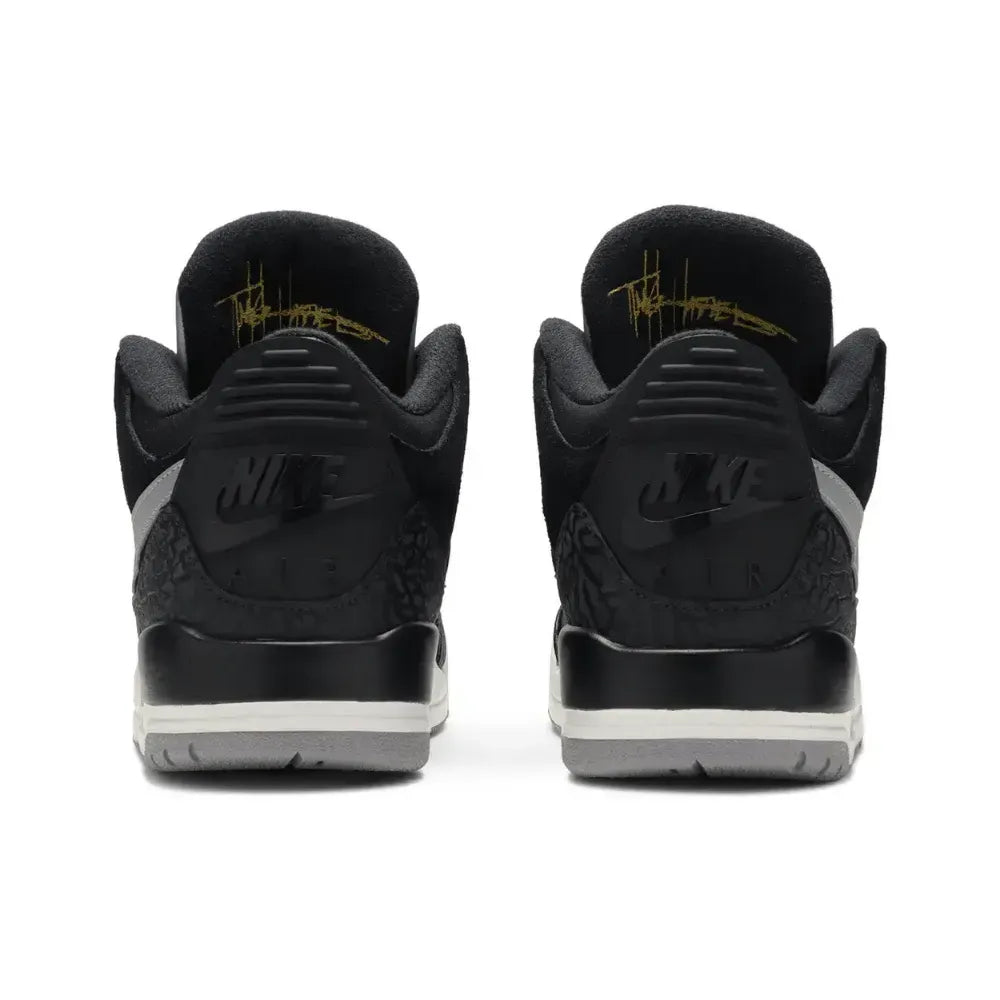 Air Jordan 3 Tinker - Preto Cimento/Dourado