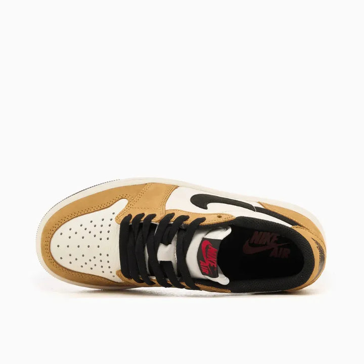 Air Jordan 1 Low OG - Branco/Dourado