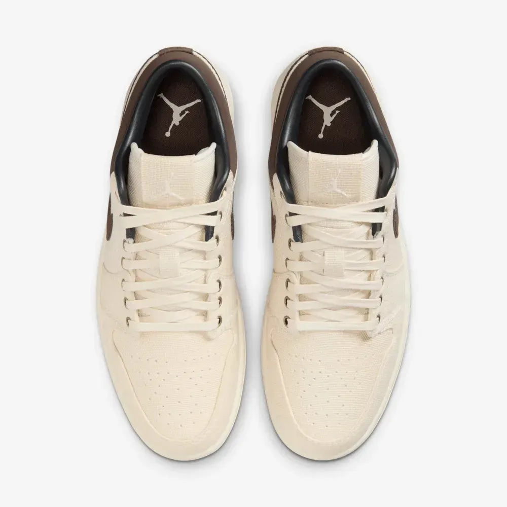 Air Jordan 1 Low Premium - Bege/Marrom