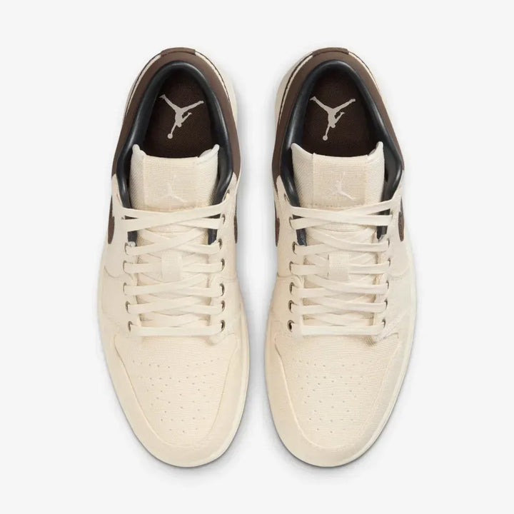 Air Jordan 1 Low Premium - Bege/Marrom