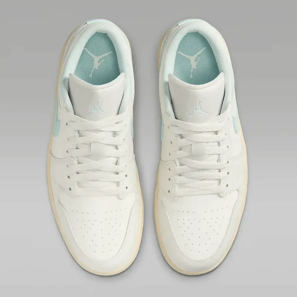 Air Jordan 1 Low - Creme/Ciano