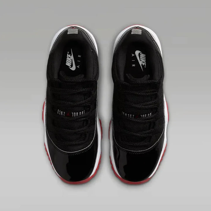 Air Jordan 11 Low GS - Preto/Vermelho