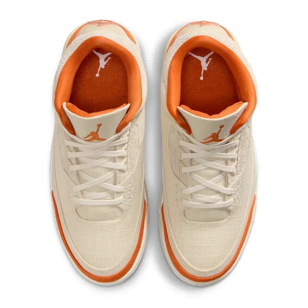 Air Jordan 3 - Bege Areia/Laranja