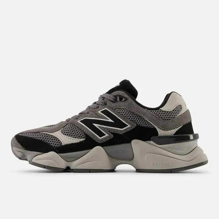 New Balance 9060 – Preto/Cinza Escuro