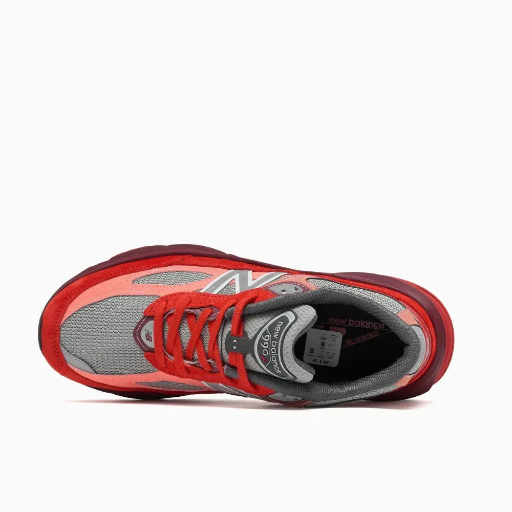 New Balance 990v6 MiUSA – Cinza/Vermelho