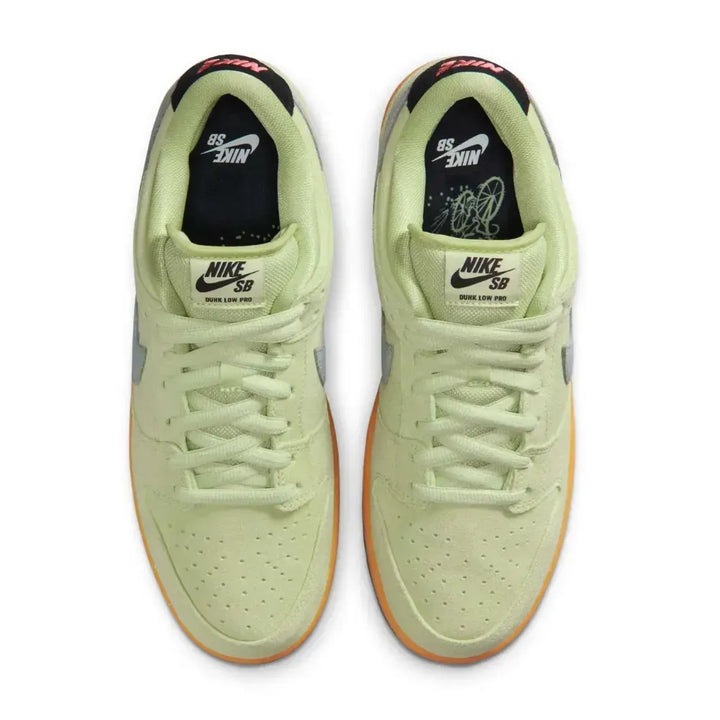 Nike Dunk Low - Verde Limão Claro/Cinza