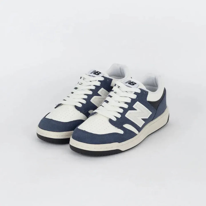 New Balance 480 Low - Bege/ Azul Marinho