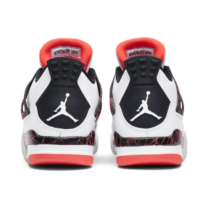 Air Jordan 4 - Branco/Preto/Borgonha