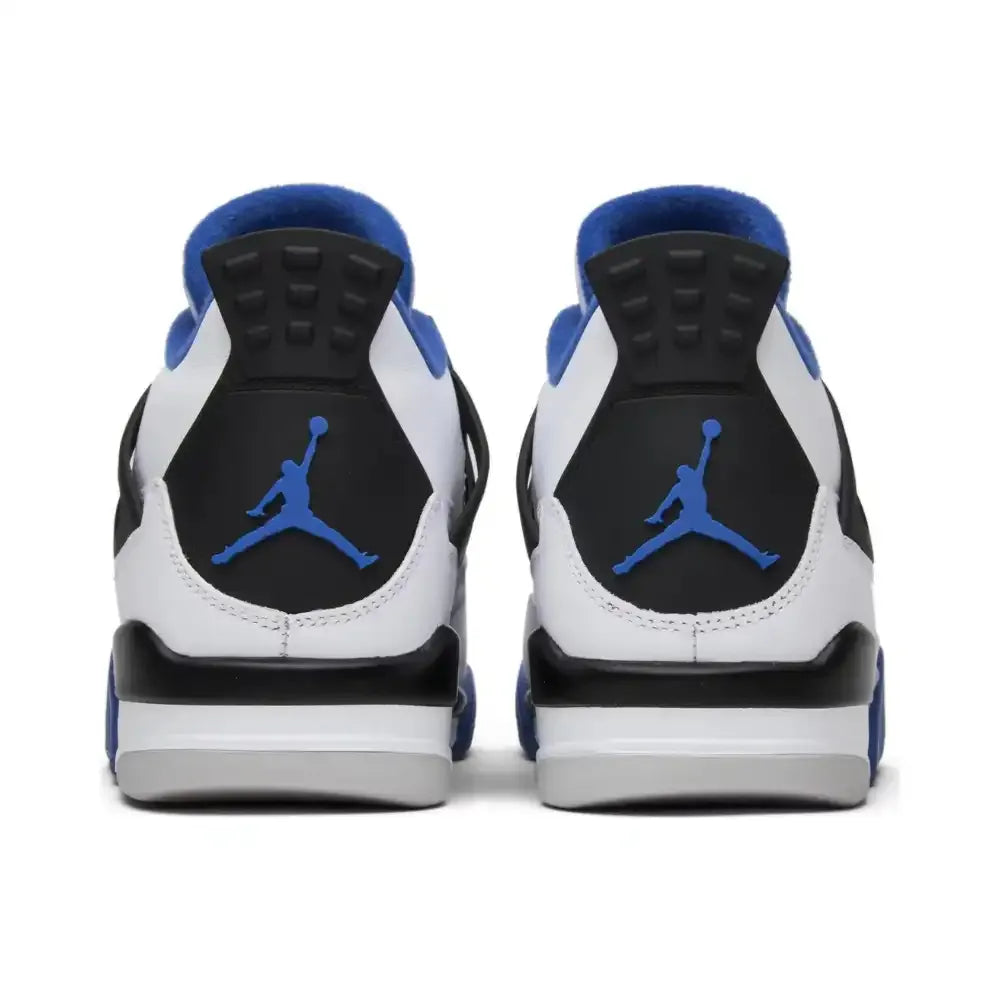 Air Jordan 4 - Branco/Preto/Azul Cobalto