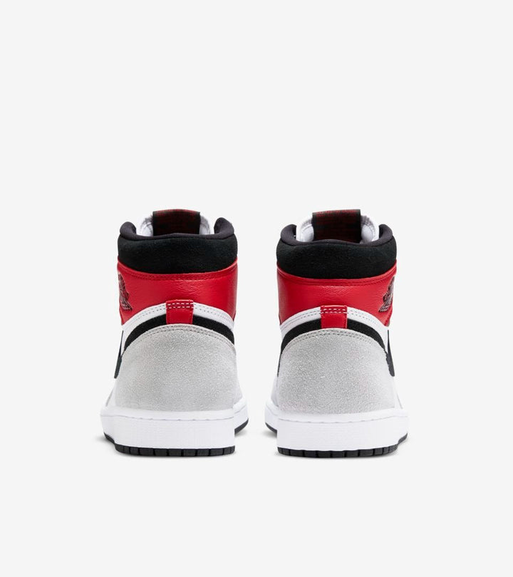 Jordan 1 Retro High - Branco/Cinza/Preto/Vermelho