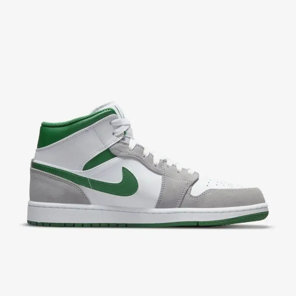 Jordan 1 Mid SE - Branco/Cinza/Verde
