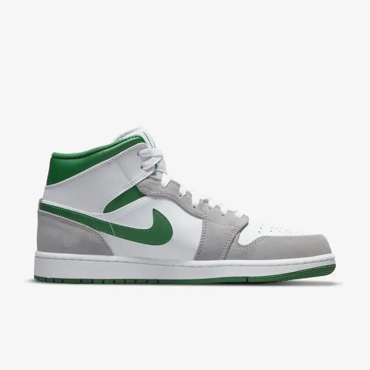 Jordan 1 Mid SE - Branco/Cinza/Verde