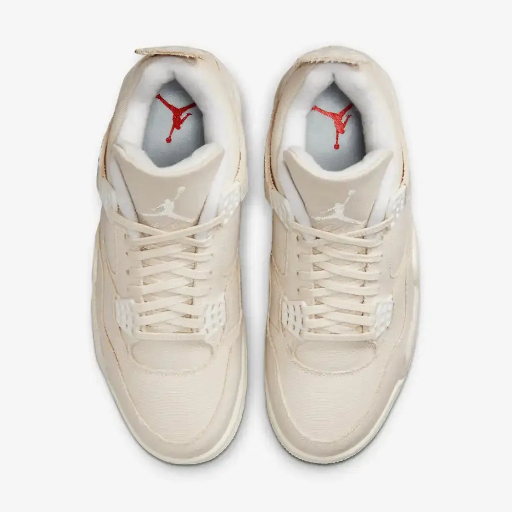 Air Jordan 4 - Off White/Vermelho/Azul