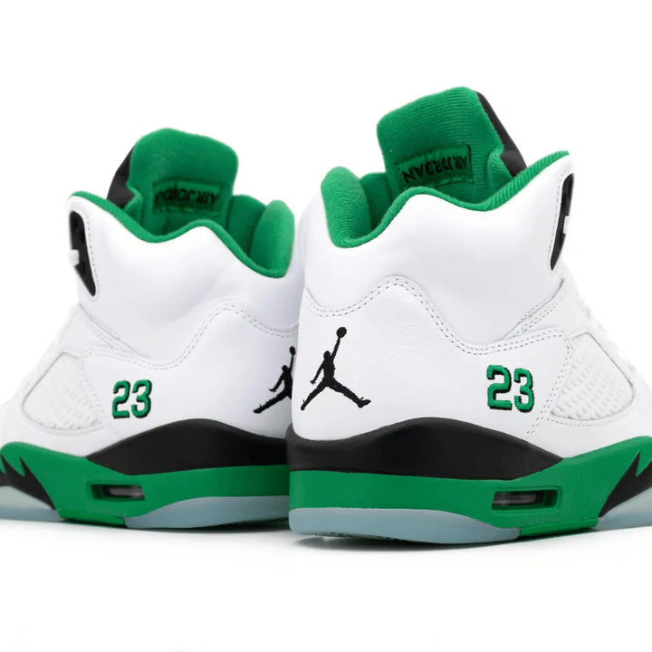 Air Jordan 5 - Branco/Preto/Verde