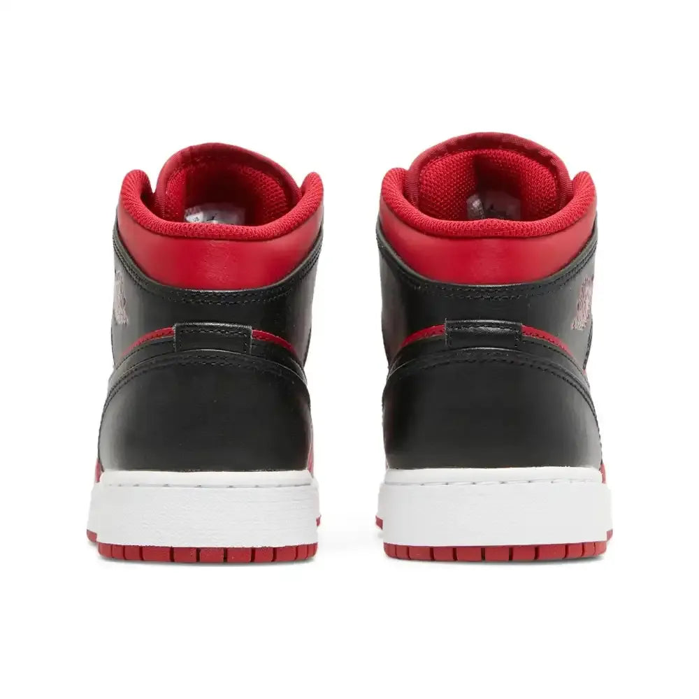 Jordan 1 Mid Reverse Bred - Vermelho/Preto