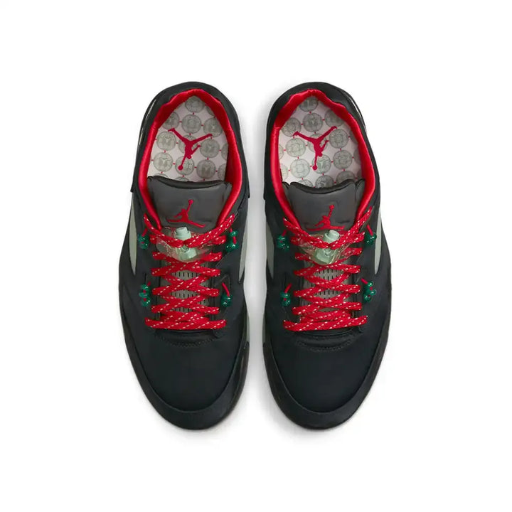 Air Jordan 5 Low - Preto/Verde Oliva