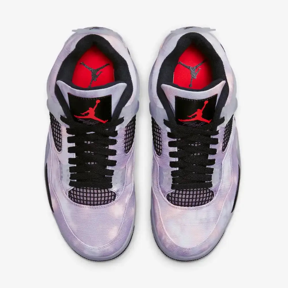 Air Jordan 4 - Lavanda/Preto/Cinza