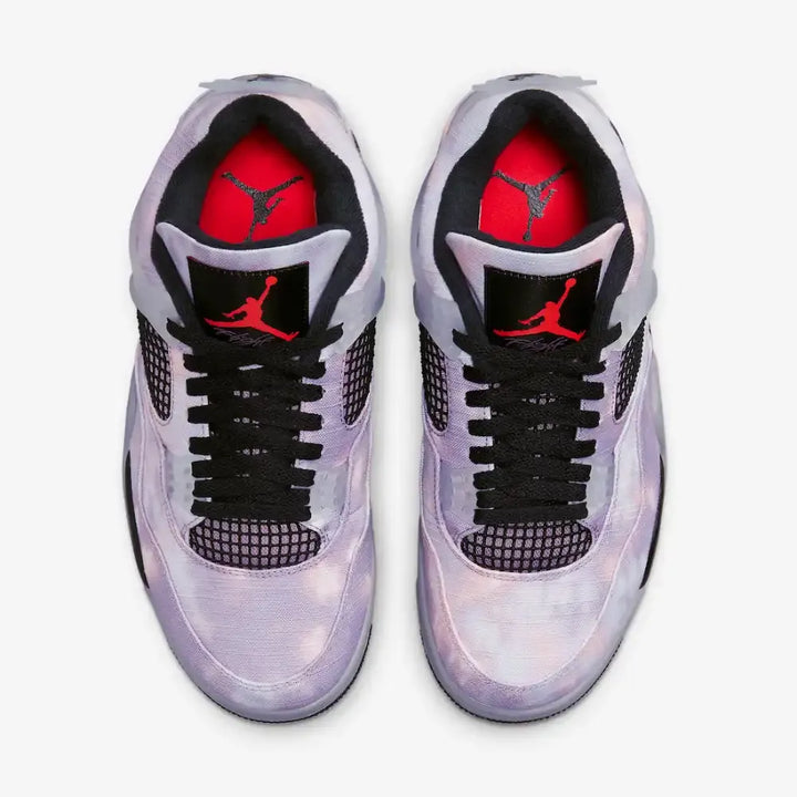 Air Jordan 4 - Lavanda/Preto/Cinza