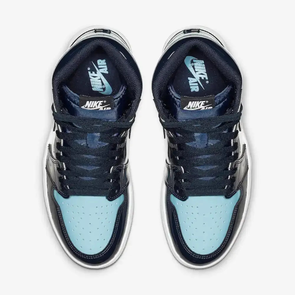 Jordan 1 Retro High UNC Patent - Azul Envernizado