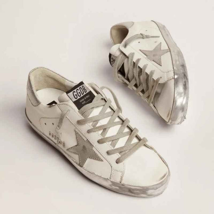 Golden Goose Superstar - Off White/Prata