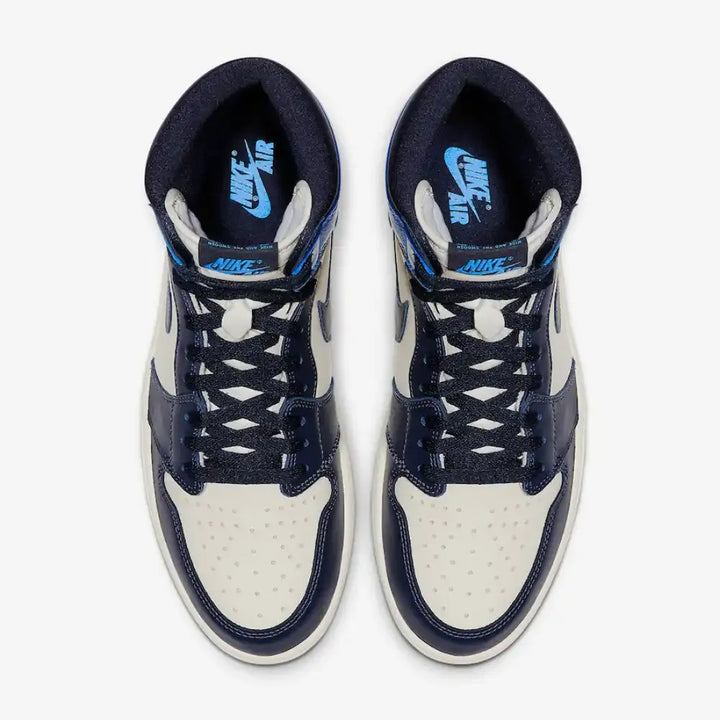 Jordan 1 Retro High Obsidian UNC
