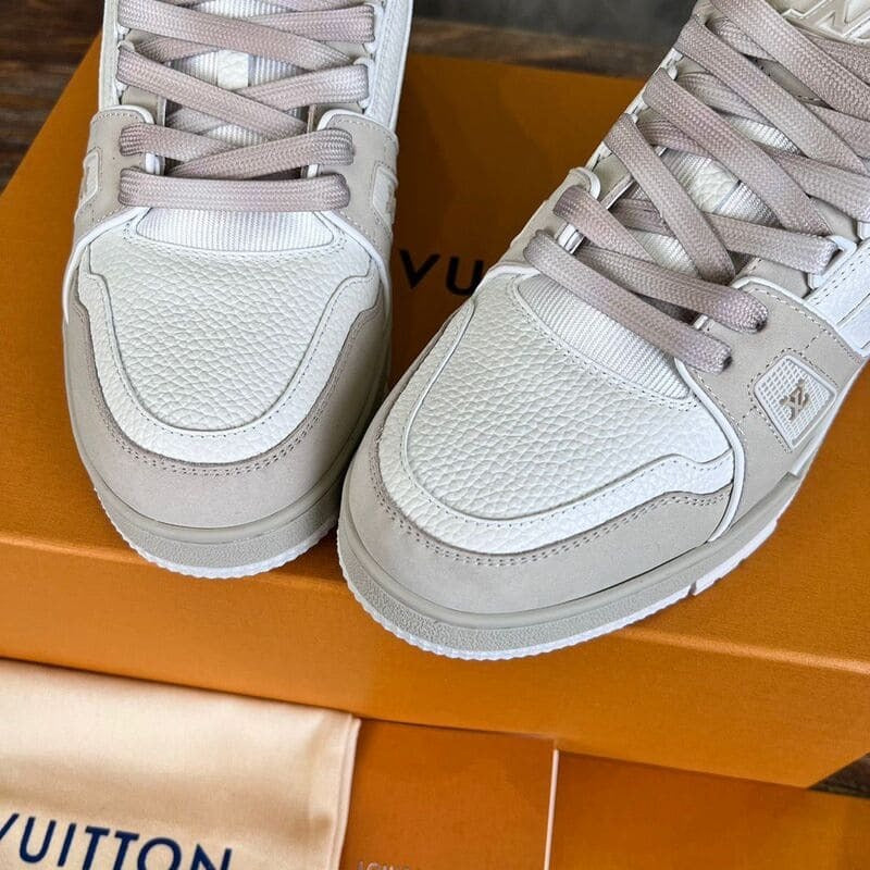 Louis Vuitton LV Trainer – Branco/Bege