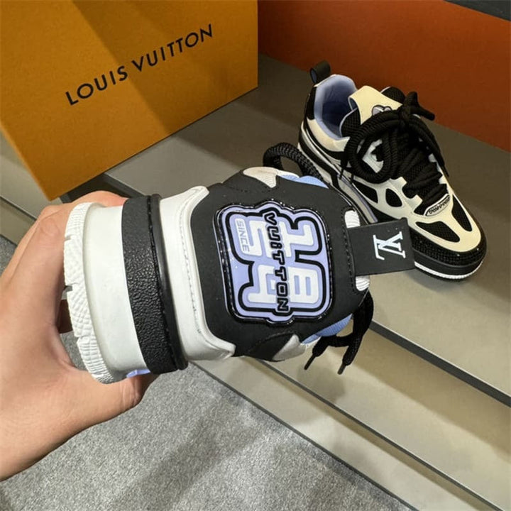 Louis Vuitton LV Skate – Preto/Branco/Azul Claro