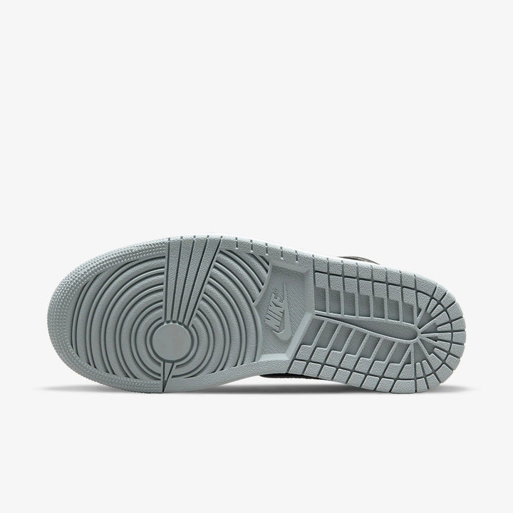 Jordan 1 Mid - Preto/Cinza/Branco