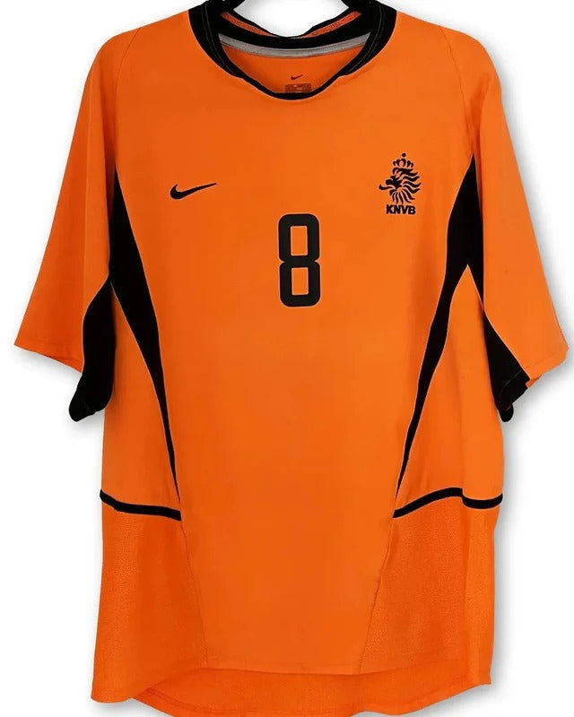 Camisa Retrô Holanda 2002/03 Home - DAVIDS #8