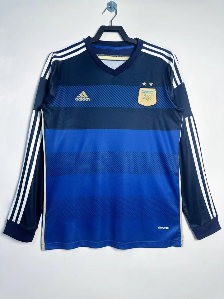 Camisa Retrô Argentina 2014 Away - Manga Longa